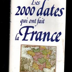 les 2000 dates qui ont fait la france 987-1987 cartonné