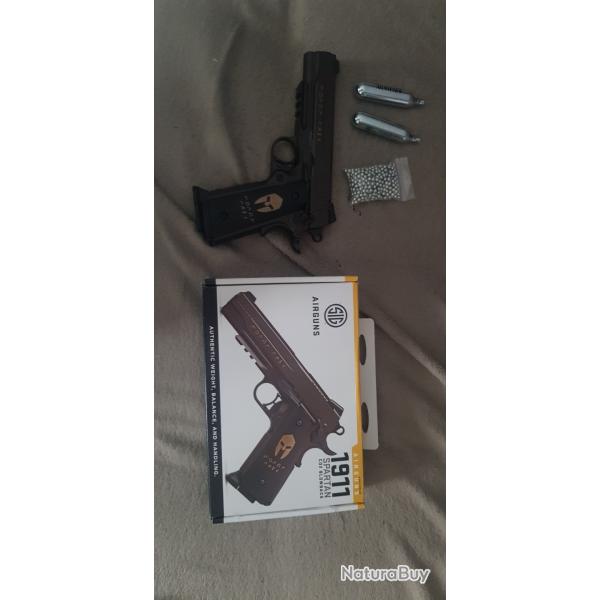 Sig sauer 1911 spartan 4.5mmbb's co2 blowback