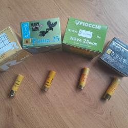 LOT de 85  Cartouches chasse en cal 20