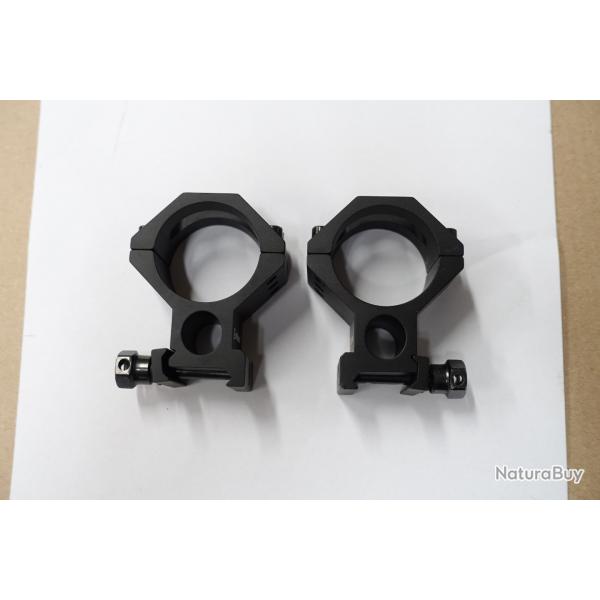 une paire de colliers de montage Ohhunt pour rail picatinny 21mm, diamtre 35MM High hauteur 21MM