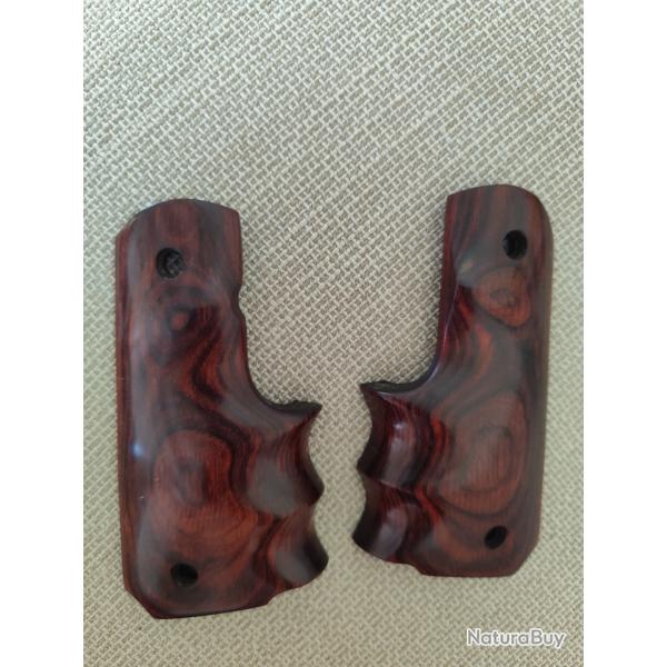 Plaquettes en bois exotique pour Colt 1911 ou drivs.