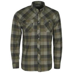 Chemise Randonnée Lumbo Olive/Marron Pinewood  - 3XL