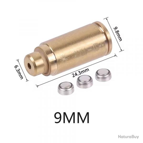DESTOCKAGE Collimateur Balle Laser BORE SIGHTER Rglage Fusil Carabine 9mm Lunette