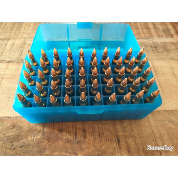 Munitions 222 remington FMJ