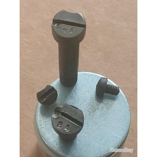Lot de 2 vis de botier pour Mauser 98 au numro 84 G98 98k et divers + 2 contre vis ( #b )