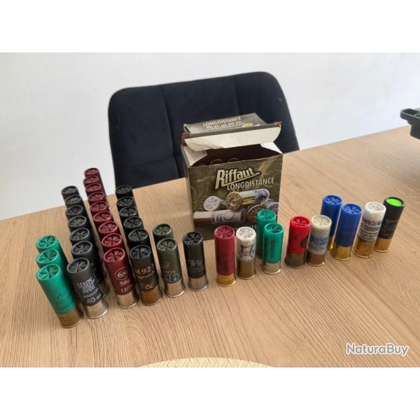 1 SANS PRIX DE RSERVE - Tungsteel, Bismuth, Plomb, 81 Cartouches !