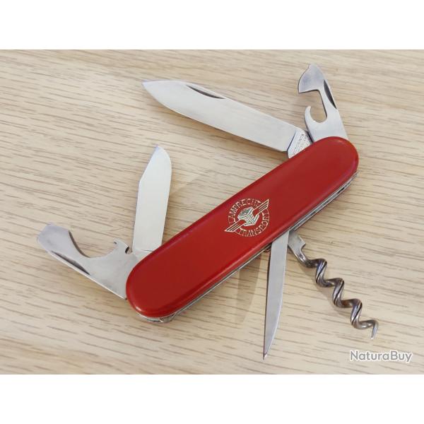 Victorinox couteau suisse Tourist Victoria 1971-73 Amprecht Insert mtallique