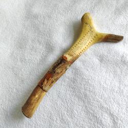 Vieux couteau cuisine CANY SWEDEN, étui et manche en bois de renne