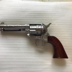 REVOLVER UBERTI INOXYDABLE GRAVÉ 4 3/4