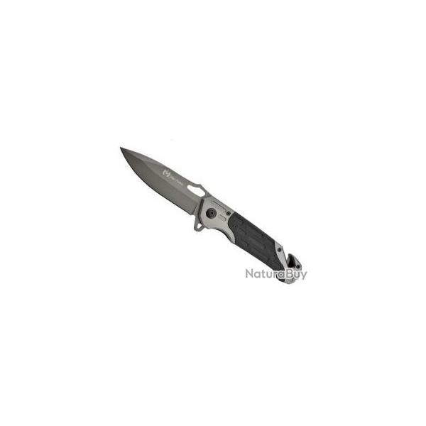 Couteau Max Knives lame noire  trou acier 3Cr13 avec  flipper , mcanisme  Ball bearing 