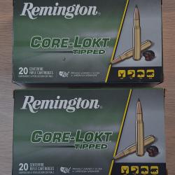 2 BOITES DE REMINGTON CORE LOKT TIPPED 150 grains 7RM