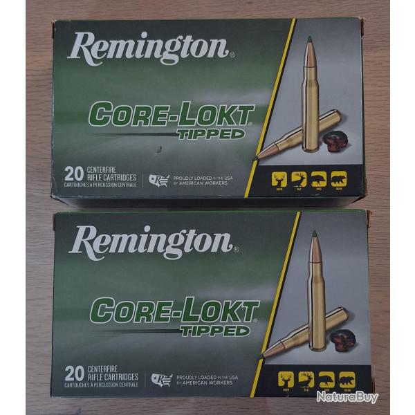 2 BOITES DE REMINGTON CORE LOKT TIPPED 150 grains 7RM