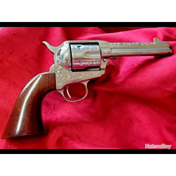EXEPTIONNEL UBERTI SAA INOX GRAV 1873 4 3/4 SUPERBE 45 LC
