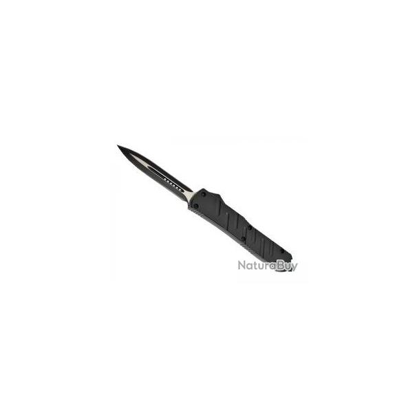 Couteau jectable Max Knives  MKO44 lame double tranchant  trous acier 440C+tui