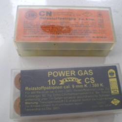 lot N° 1 :  2 boites cartouches cs 9mm