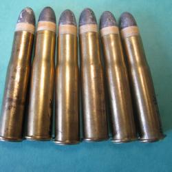 Six belles cartouches de 11 mm gras mod 79  très belle qualité en un lot