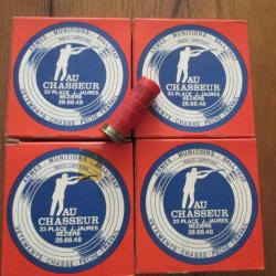 LOT DE 4 BOITES DE CARTOUCHES 12/70  GEVOLOT  BJ