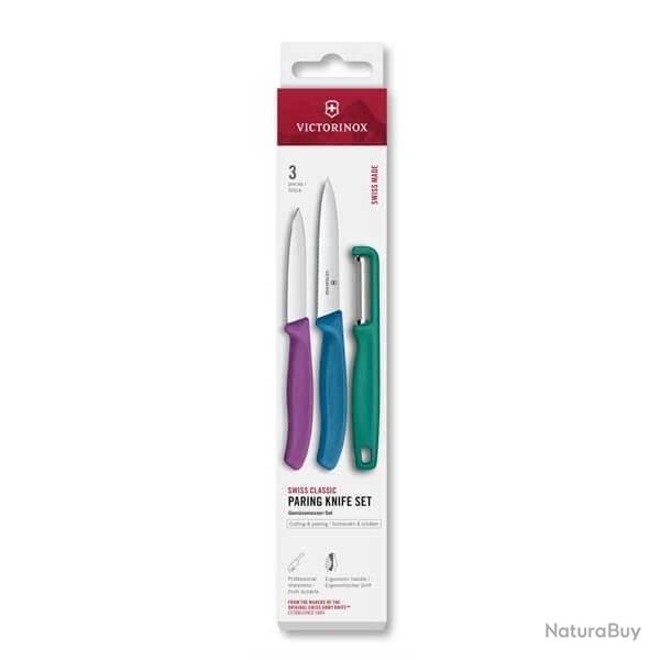 6.7116.33C1 Set 3 pièces Victorinox Swissclassic assortis