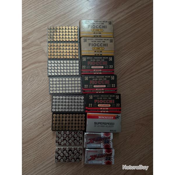Lot munition 22lr rare