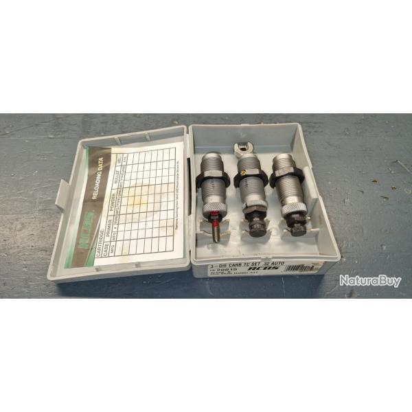 Jeux d'outils RCBS .32Auto 32ACP 20015 +shell holder 17