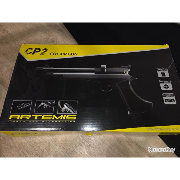Carabine a plomb 4.5 .177 CP2 arthemis et accessoires