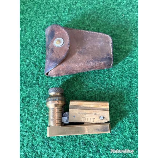 NIVEAU DE POINTAGE  MODLE 1918  POUR MITRAILLEUSES ET PICES  D' ARTILLERIE  W W 1   WW2