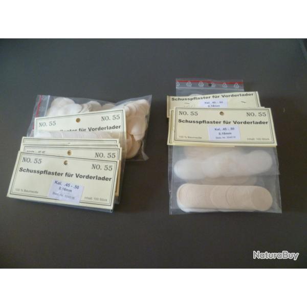 Calepins en vrac pour arme a poudre noire