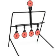 Cible de tir en métal 1 euro sans réserve Cible rotatif 4 + 1