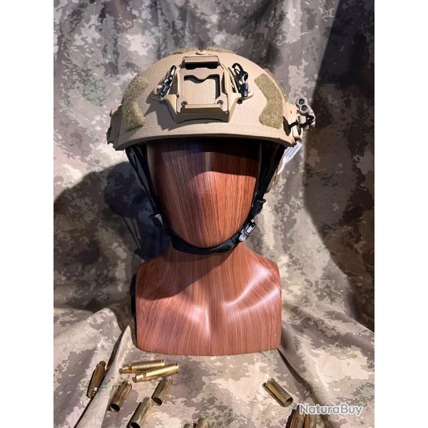 Casque Balistique Aramide  IIIA HigthCut + AIRSHIELD liner