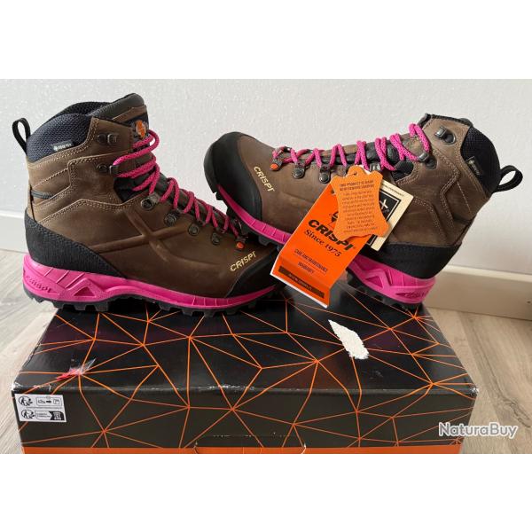 Chaussures crispi lady valdres brown magenta