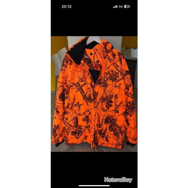 Veste chaude de chasse trs bonne tat