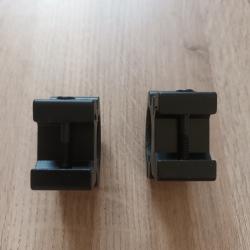 Colliers de 25,4 mm pour rail weaver de 21 mm