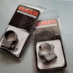 Colliers origine RUGER inox (Réf 5KHM) NEUF - Pour RUGER Mini 14 ou révolver Super REDHAWK