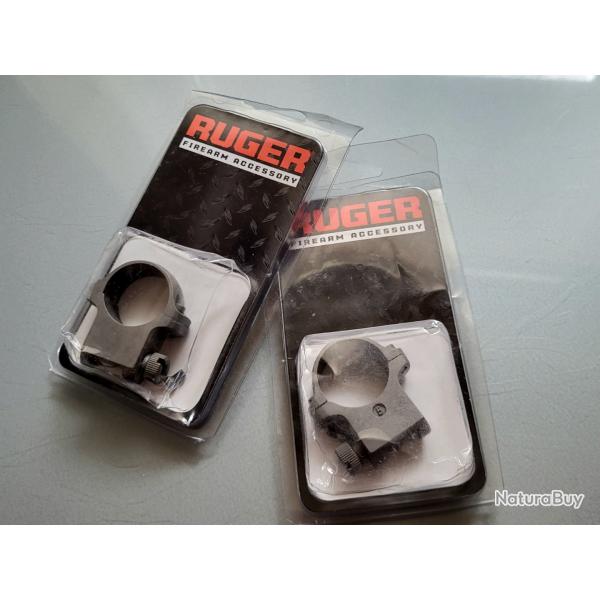 Colliers origine RUGER inox (Rf 5KHM) NEUF - Pour RUGER Mini 14 ou rvolver Super REDHAWK