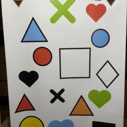 Cible ( Forme + Couleur ) x100