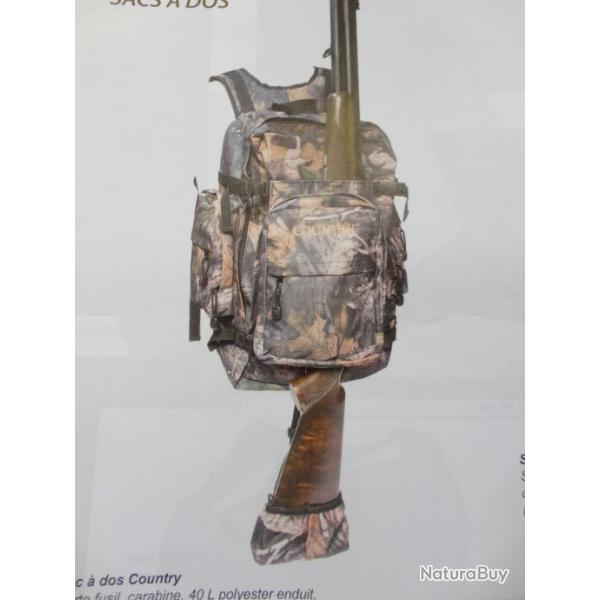 SAC A DOS ( 40L ) PORTE FUSIL CARABINE  - SUPER PRODUIT