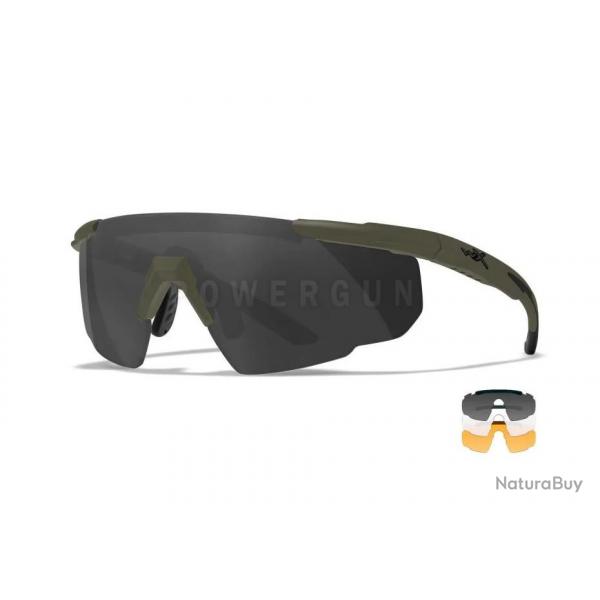 Lunettes de Protection Balistique Saber OD Wileyx