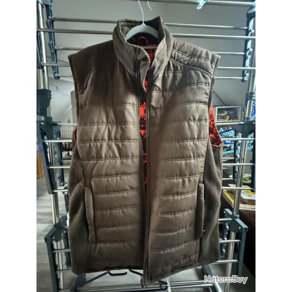 Gilet sans manche lovergreen rversible