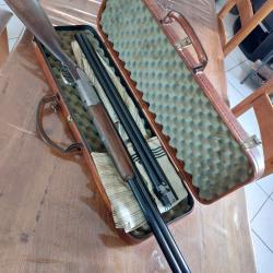 Fusil superposé calibre 12/70 70cm + canon 12/70 68cm