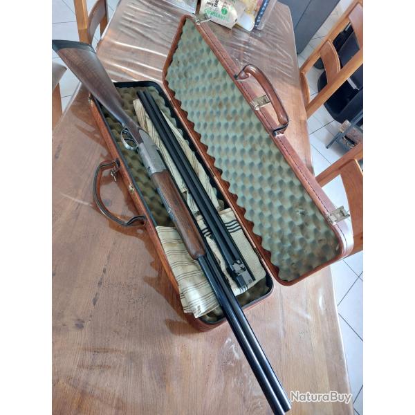 Fusil superpos calibre 12/70 70cm + canon 12/70 68cm