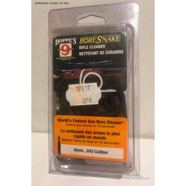 BORESNAKE CALIBRE 243 WIN, 6 MM