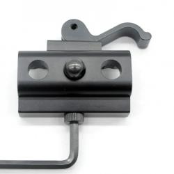 Adaptateur Grenadière pour bipied avec attache rapide sur rail Picatinny/weaver