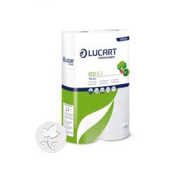 Papier toilette Lucart ECO 6,3 - 3 plis 48g / Par 6