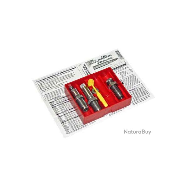 Jeu d'outils carabines fusils Lee avec support de douille 7X57 MAUSER