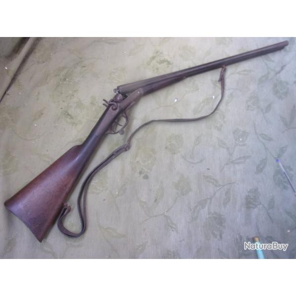 fusil de chasse  chiens extrieurs calibre 12 canons 72,4 cm