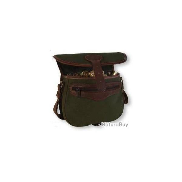Sac  cartouche Toile et Cuir