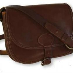 Sac à cartouche Cuir Fleur