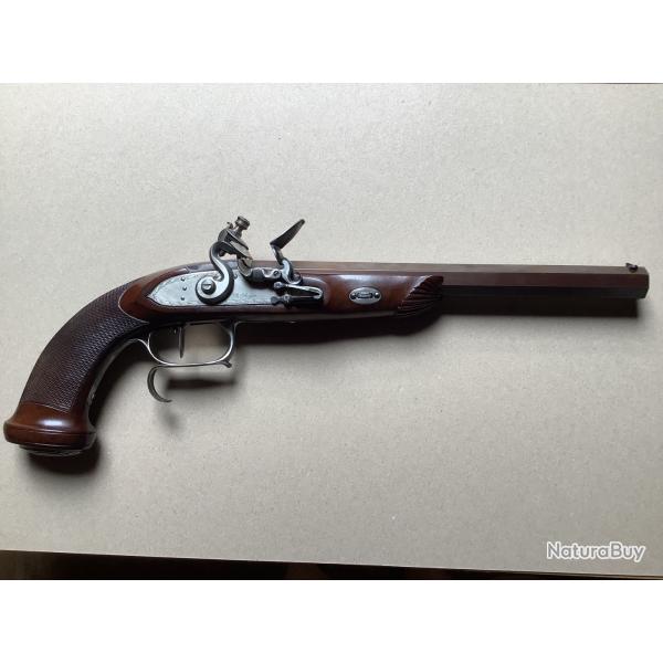 Pistolet pedersoli silex cal 45 canon lisse
