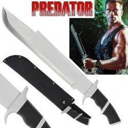 Couteau Predator machette Dutch Schaefer (Arnold Schwarzenegger) avec étui 53 cm poids 1085g