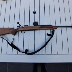 Carabine A bolt 3+ 30.06 avec point rouge Bushnell trs 25